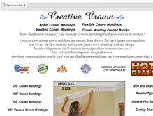 Tablet Screenshot of creativecrown.com